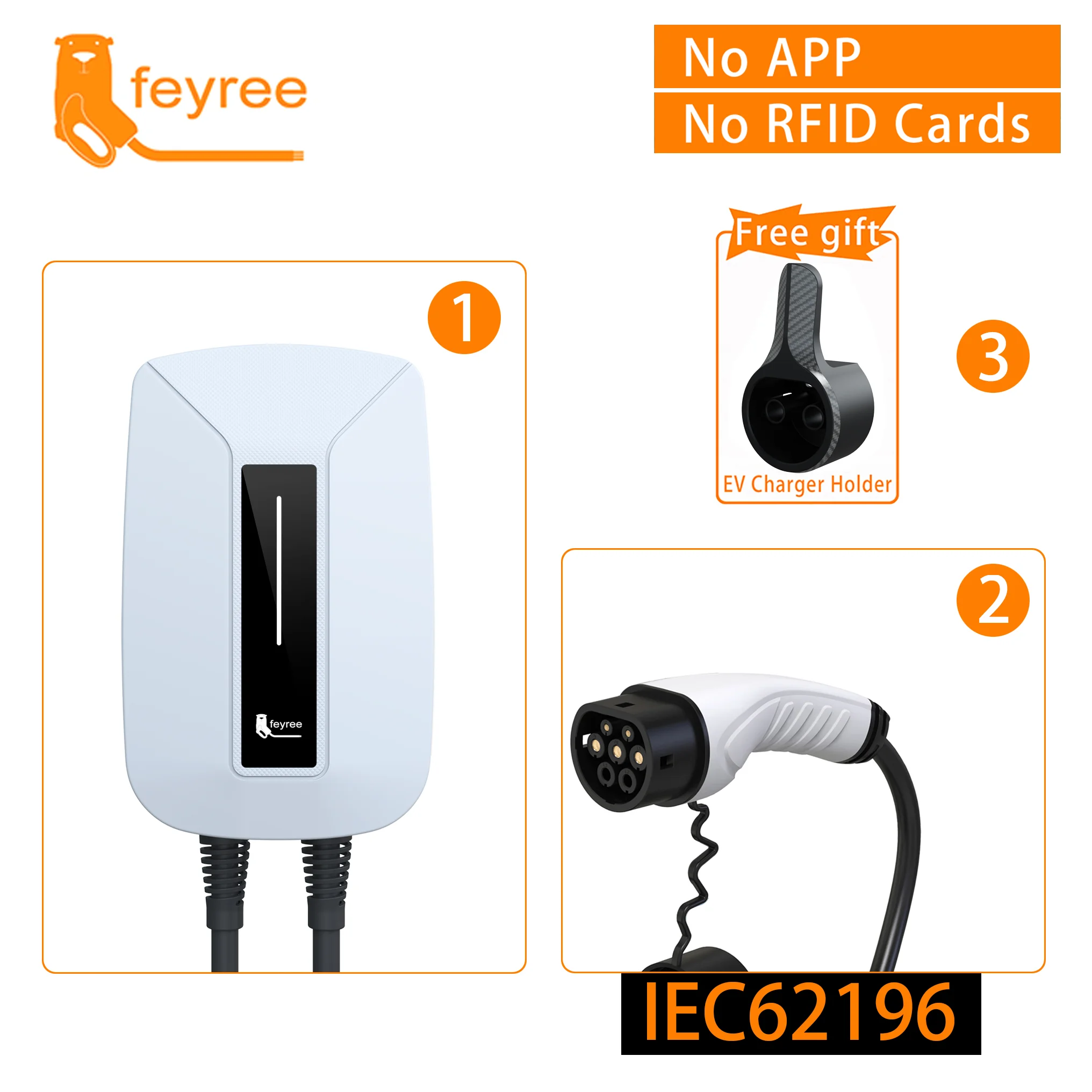 Carregador Wallbox Feyree Tipo 2 32A 7kW Monofásico - BYD - GWM - Imagem 11