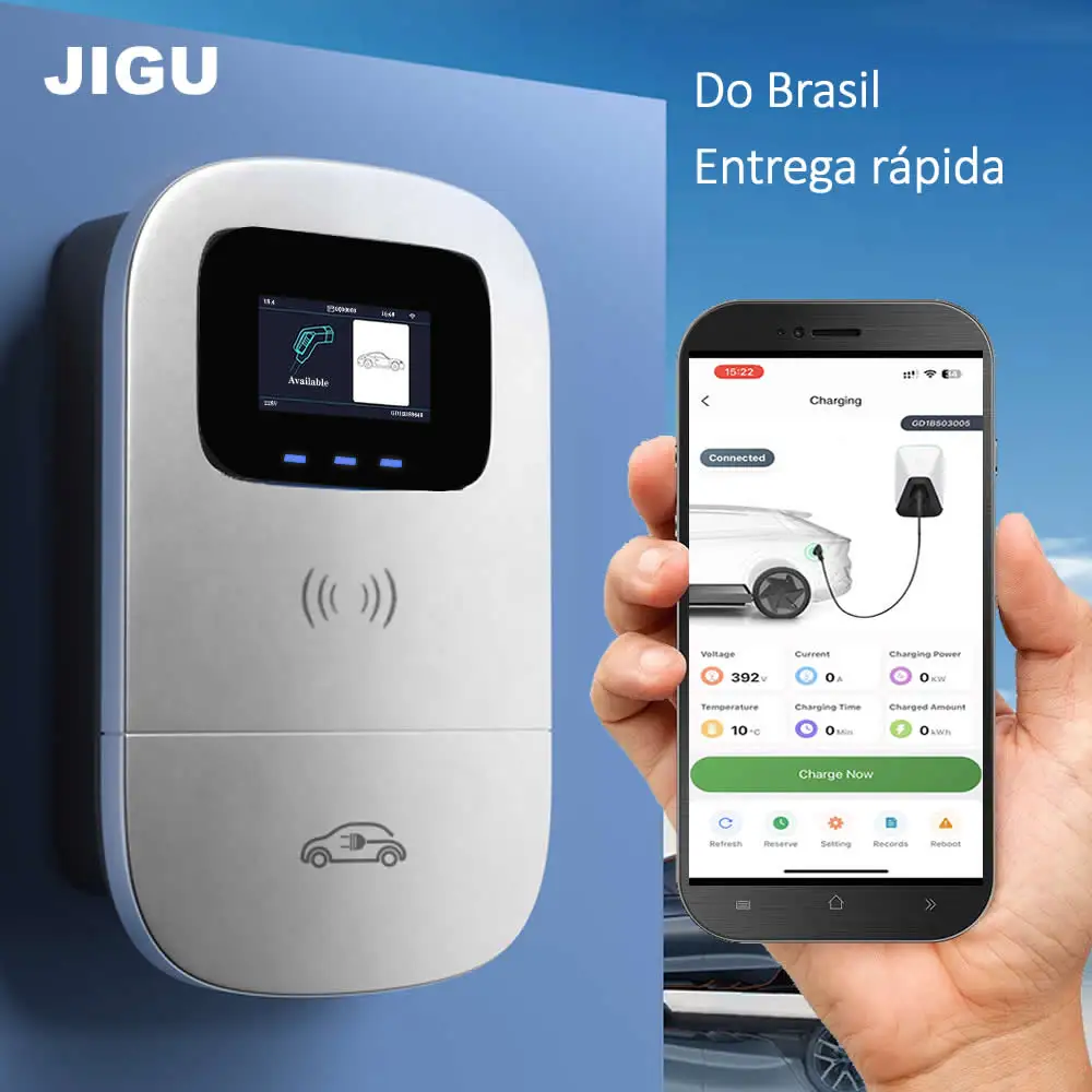 Carregador Veicular Wallbox Jigu 7kW Tipo 2 com App