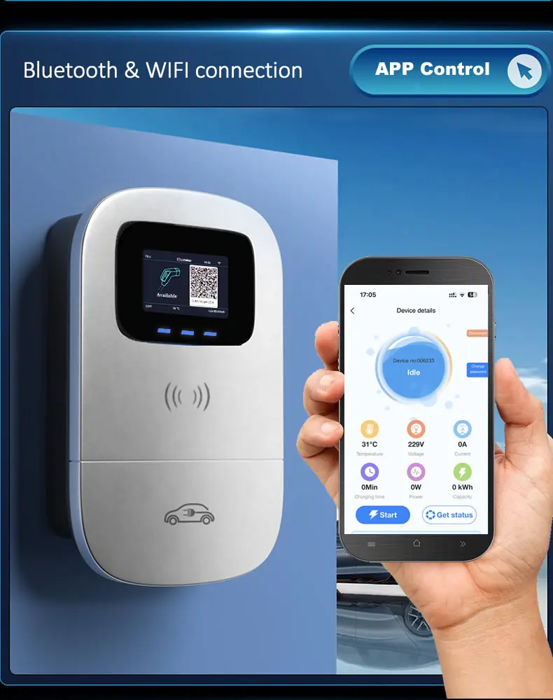 Carregador Veicular Wallbox Jigu 7kW Tipo 2 com App - Imagem 10