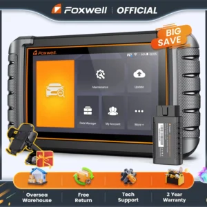 Scanner Automotivo OBD2 Bluetooth Profissional - FOXWELL NT809BT