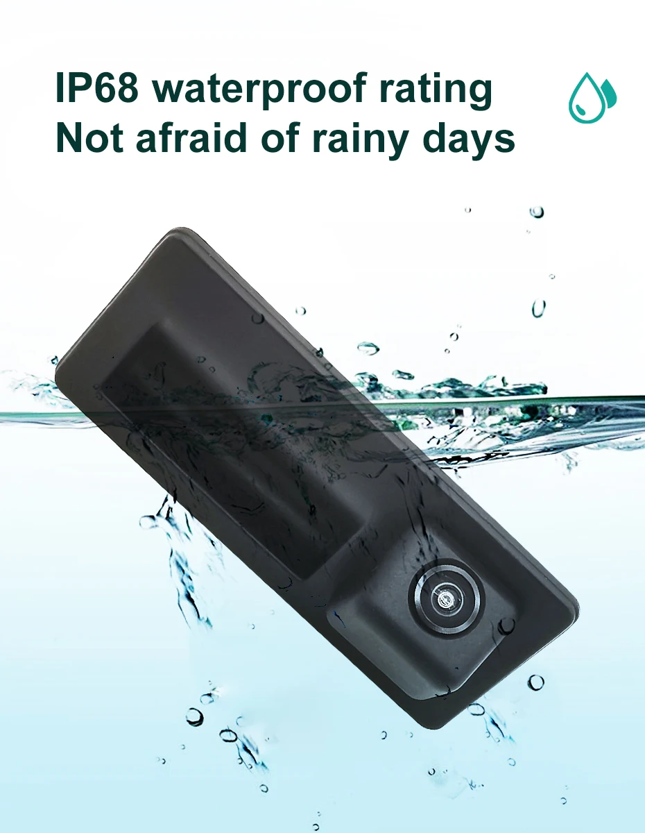 Câmera de Ré HD com Visão Noturna Estacionamento Seguro 170° Para Audi e Volkswagen - Imagem 6