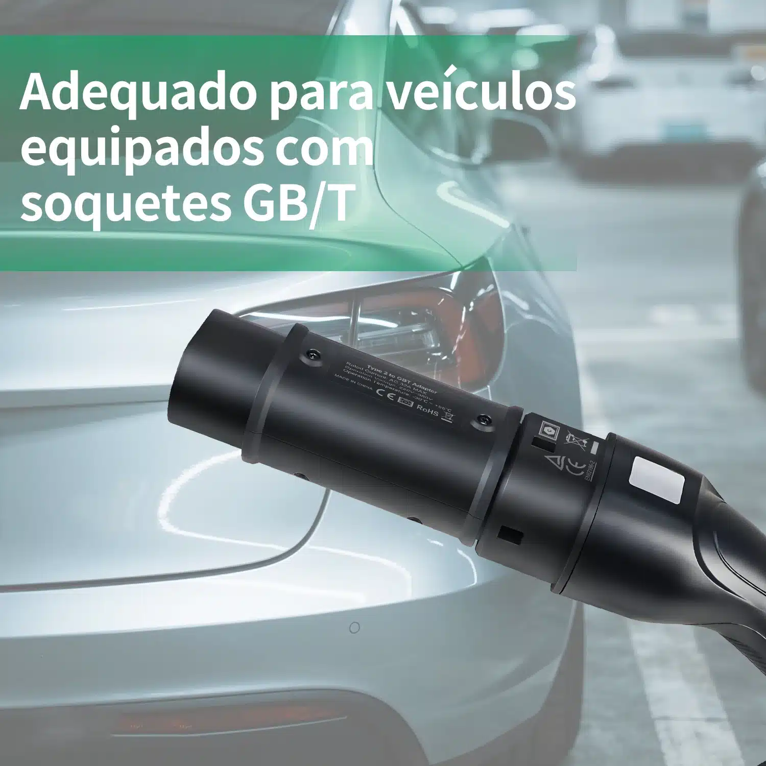 Adaptador EV Chiefleed IEC 62196 Tipo 2 para GBT 32A 22kW/7,2kW - Imagem 5