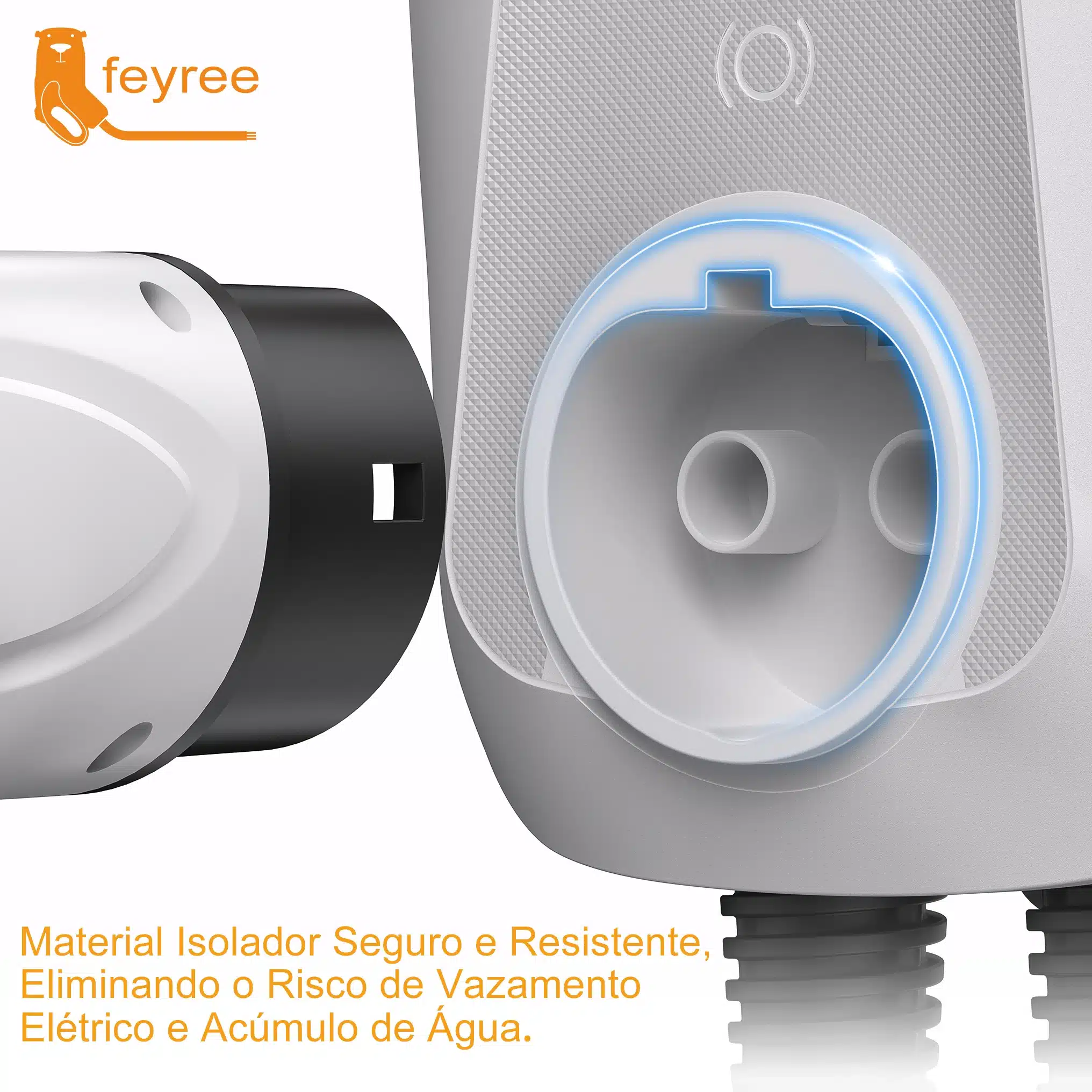 Carregador Veicular Wallbox Elétrico Tipo 2 32A 7kW feyree - Imagem 3