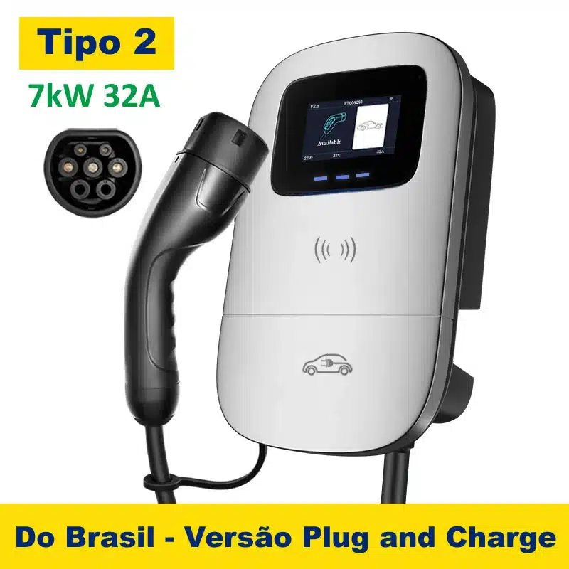 Carregador Veicular Wallbox Jigu 7kW Tipo 2 com App - Imagem 7