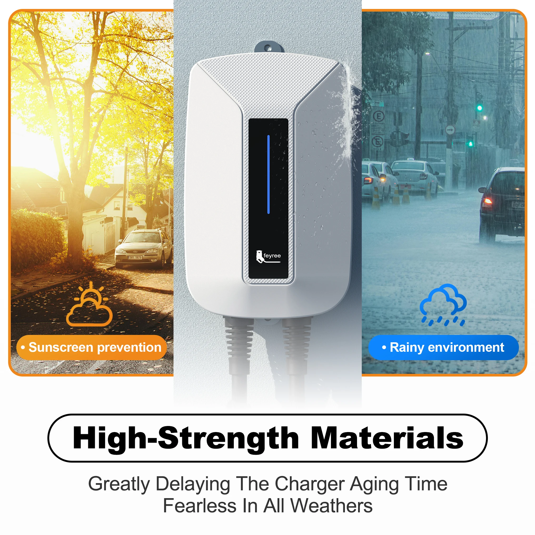 Carregador Wallbox Feyree Tipo 2 32A 7kW Monofásico - BYD - GWM - Imagem 8