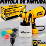 Pistola de Pintura e Pulverizador Elétrico Portátil HVLP 1.250ml com 5 Bicos e Acessórios 600W 127V