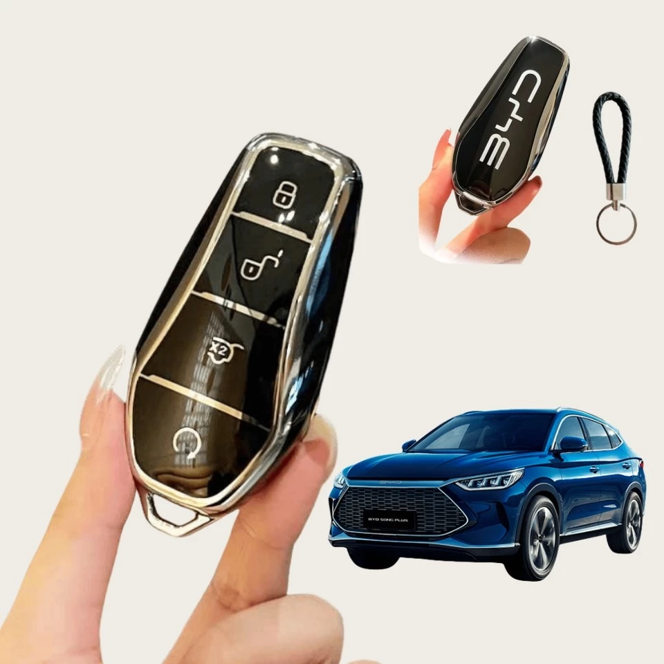 Capa de chave BYD Dolphin, Dolphin Mini, Seal, Song, King / Capinha Premium - Imagem 3